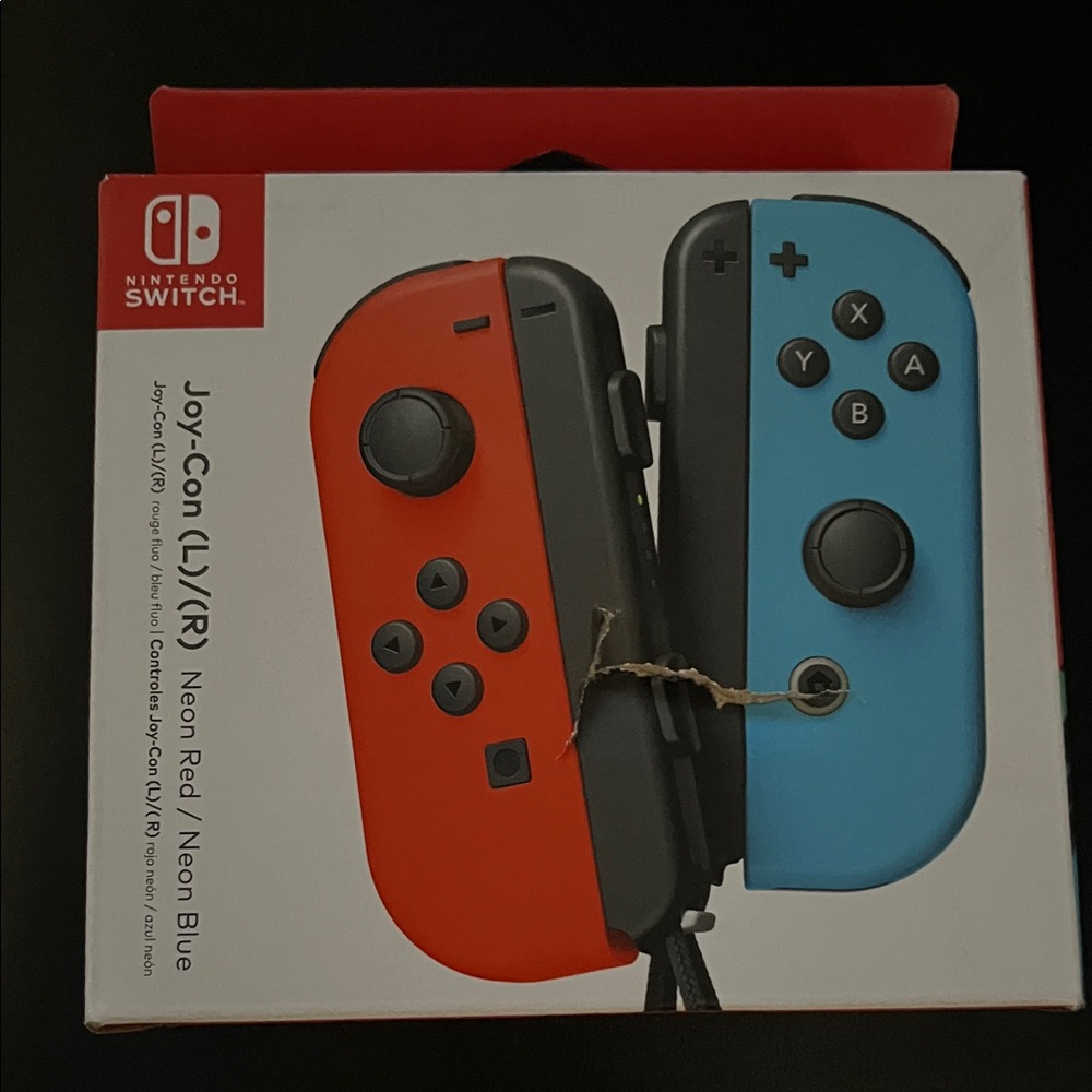 Nintendo Joy-Con Controllers - Bright Red and Sky Blue
